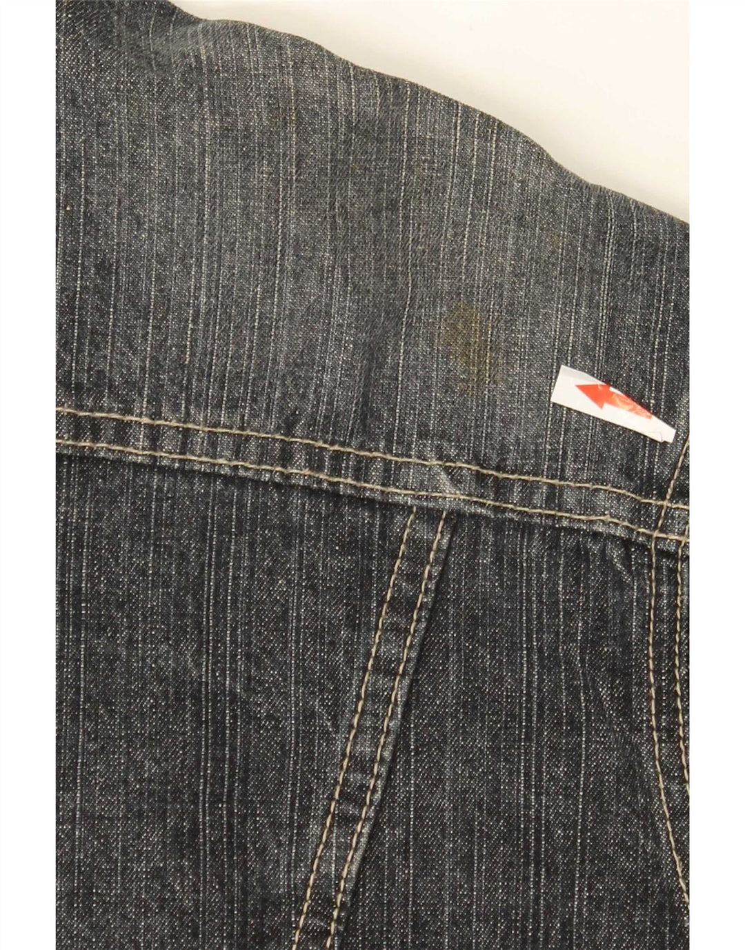 Vintage Herren Jeansjacke UK 40 Große blaue Baumwolle