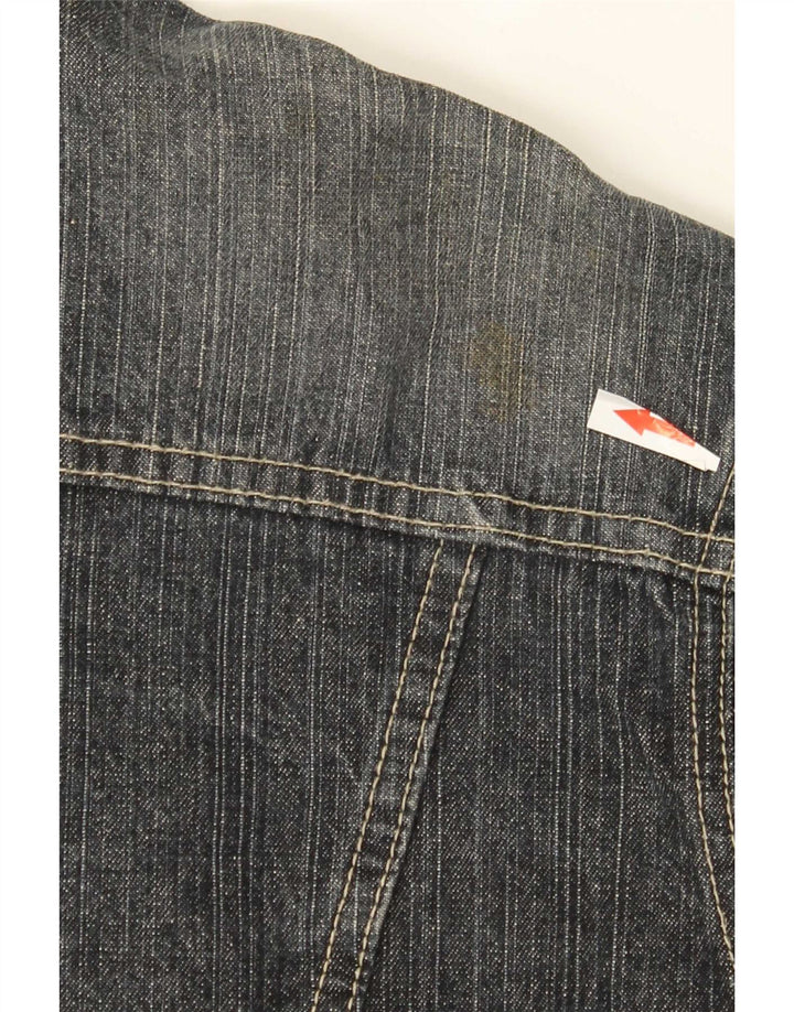 Vintage Herren Jeansjacke UK 40 Große blaue Baumwolle