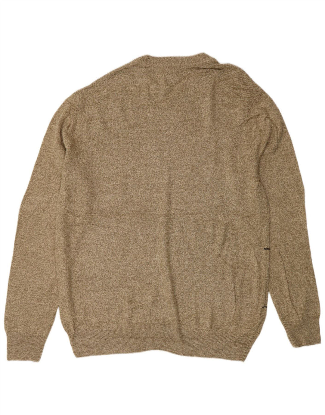 DOCKERS Herren-Pullover mit Rundhalsausschnitt, groß, beige, kariert, Acryl