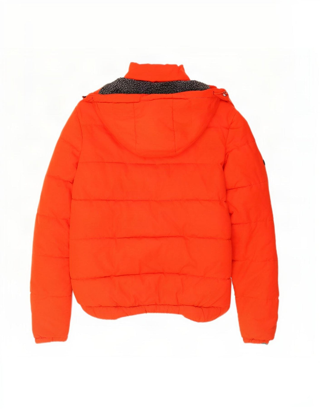 Superdry Herren-Kapuzenjacke, wattiert, UK 38, Mittelorange, Polyester