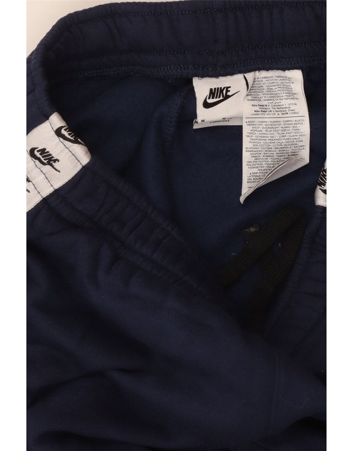 NIKE Herren-Trainingsanzug-Hose mit Grafik, mittelgroß, Marineblau, Farbblock