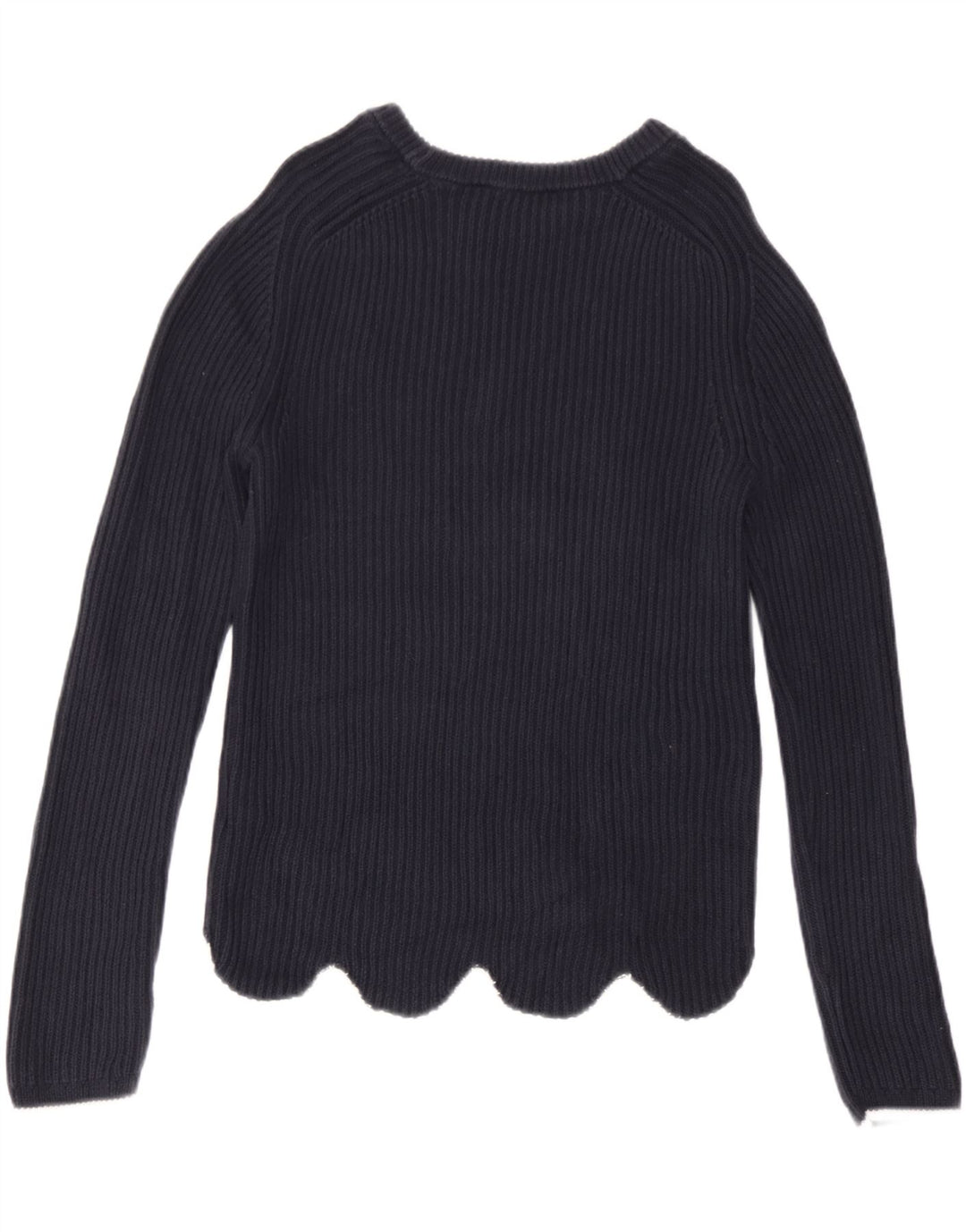 Marks & Spencer Damen-Pullover mit Rundhalsausschnitt, Gr. 10, Marineblau