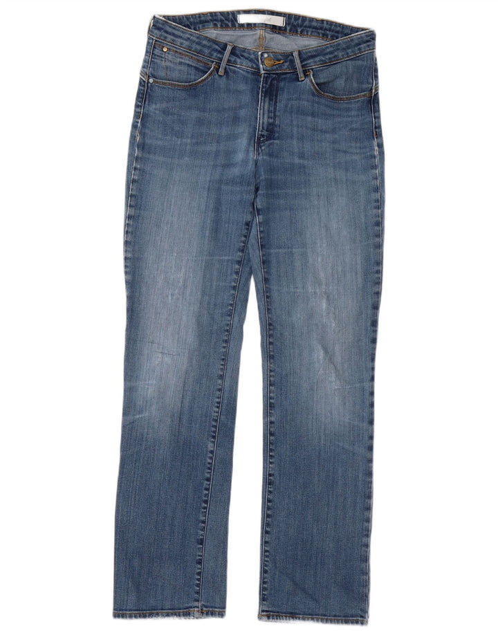 Wrangler Damen Straight Jeans W30 L29 Blau