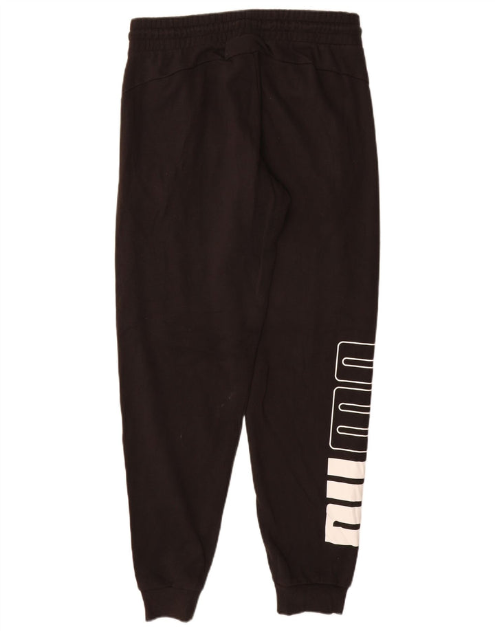 PUMA Herren Grafik-Trainingshose, Jogginghose, mittelschwarz, Baumwolle
