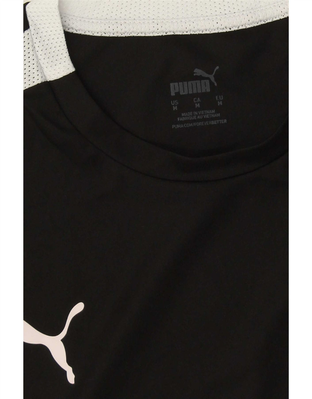 Puma Herren T-Shirt Top Medium Schwarz Colourblock