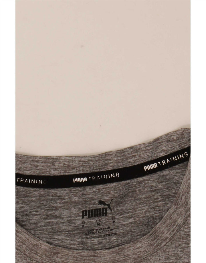 Puma Herren Grafik-T-Shirt-Oberteil Mittelgrau