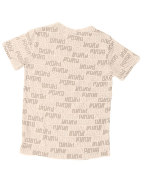 Puma Jungen Graphic T-Shirt Top 14-15 Jahre Grau