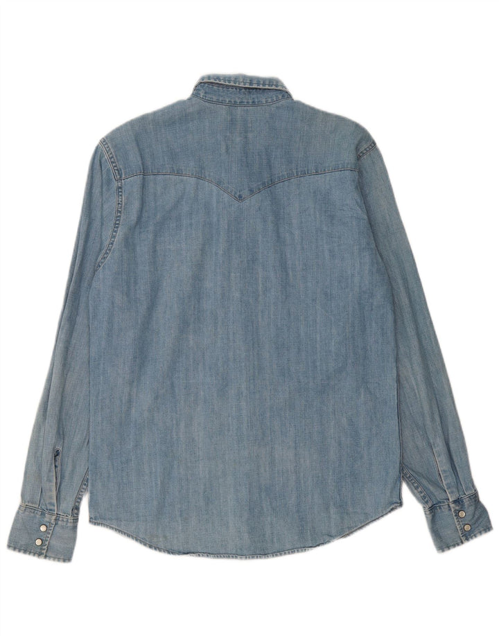 LEVI'S Herren-Jeanshemd aus mittelblauer Baumwolle