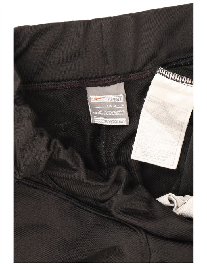 NIKE Damen Bermuda Sport Shorts US 4/6 Small Schwarz Polyester