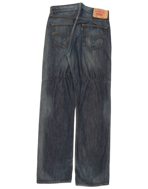Levi's Damen 501 Straight Jeans W34 L36 Blaue Baumwolle