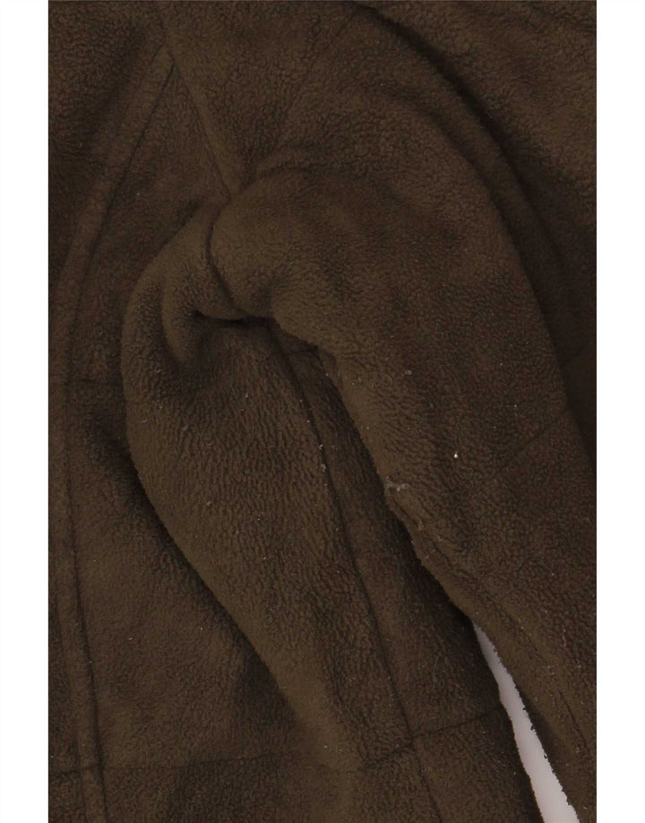 Marks & Spencer Damen Fleecejacke UK 12 Mittelgrünes Polyester