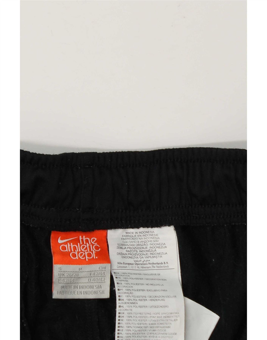 Nike Herren-Trainingshose, Größe S, Schwarz, Polyester