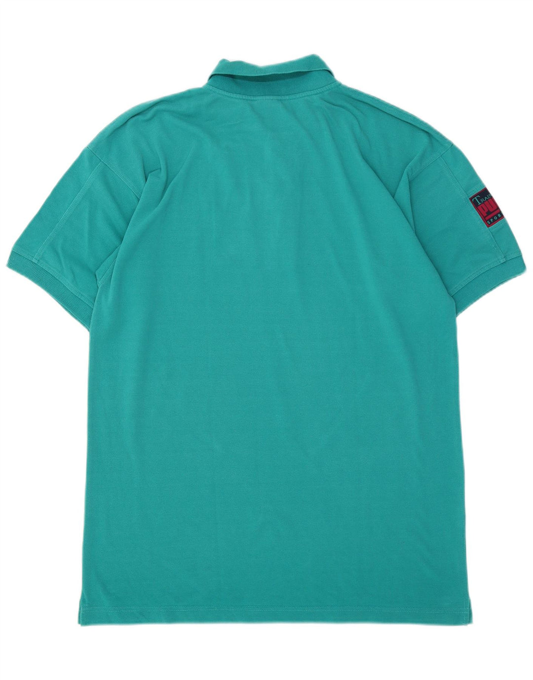 PUMA Herren Poloshirt UK 38/40 Medium Türkis Baumwolle