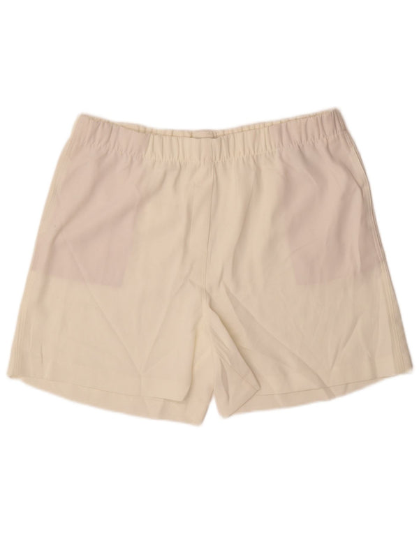Marks & Spencer Damen Chinoshorts UK 18 XL W38 Off White Polyester