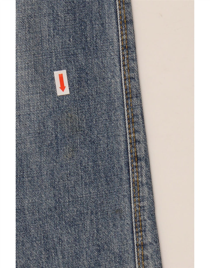 Guess Womens Straight Jeans W31 L34 Blue Cotton