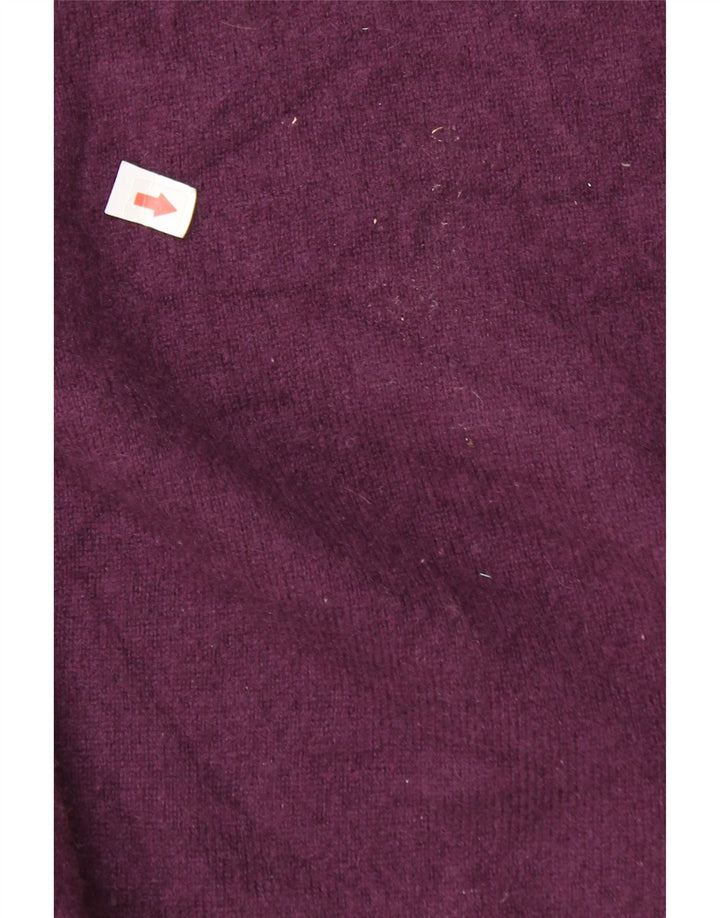 Marks & Spencer Damen-Pullover mit Rundhalsausschnitt, Gr. 12, Mittelviolett