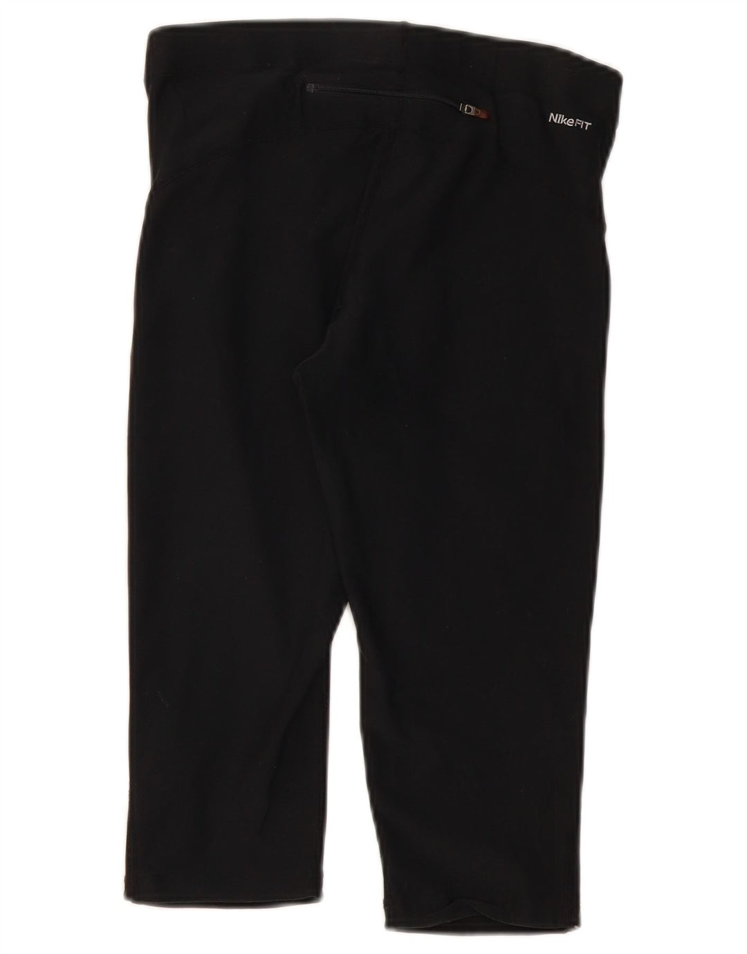 Nike Damen Capri-Leggings UK 10/12 Mittelschwarzes Polyester