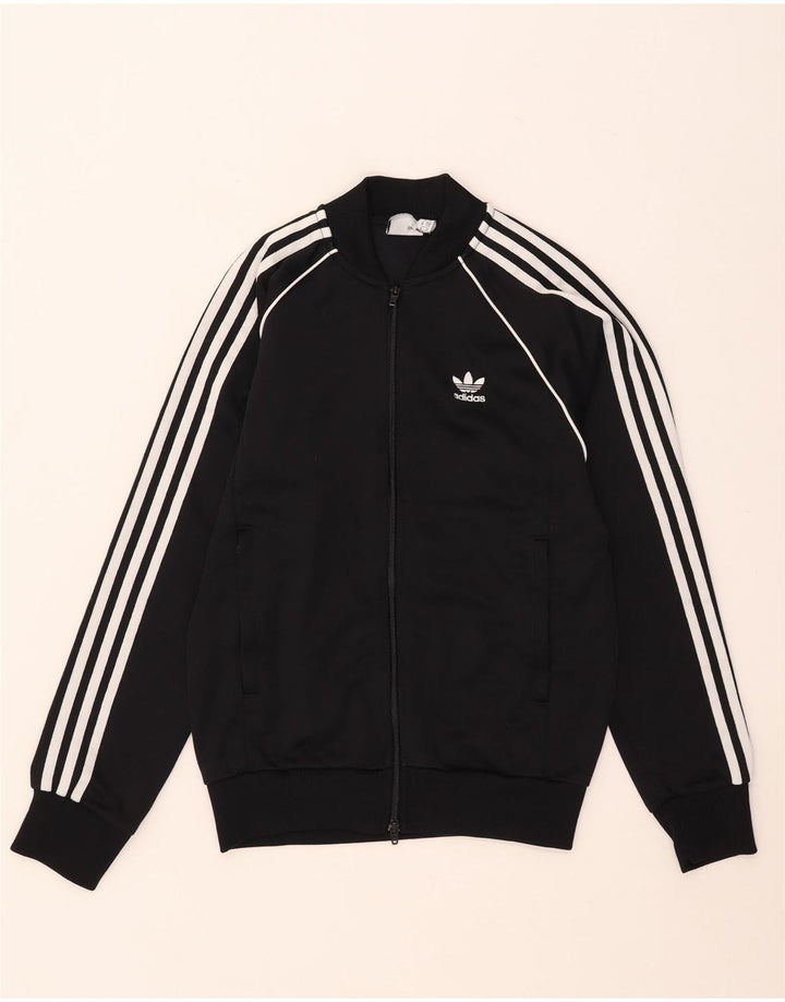 Adidas Herren Trainingsanzug Top Jacke Small Schwarz Polyester