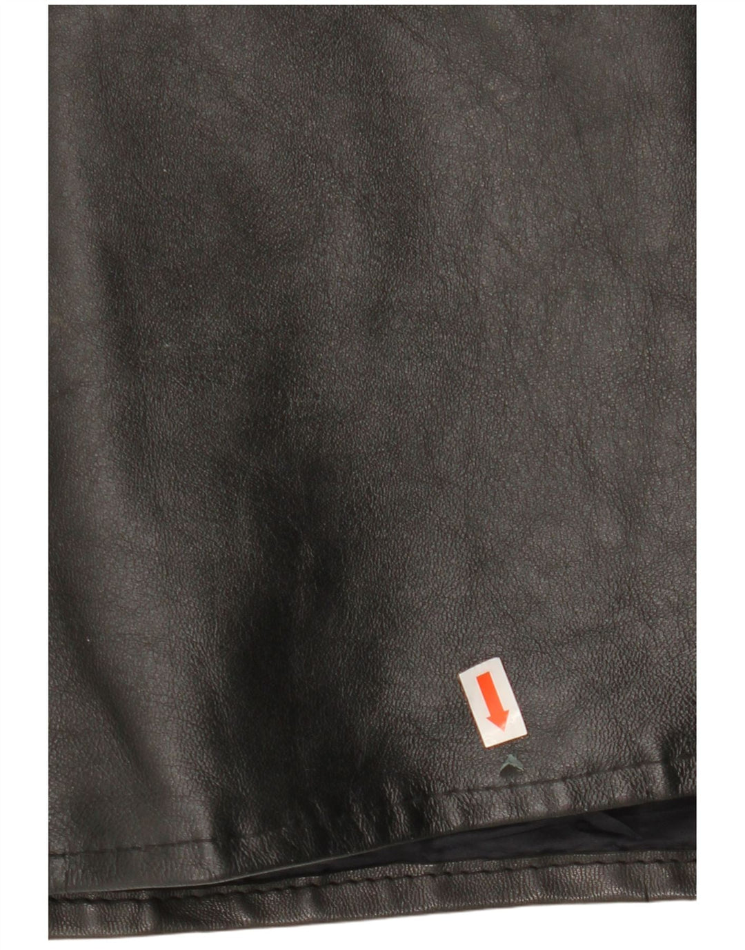 VINTAGE Herren Lederweste UK 40 Large Schwarz