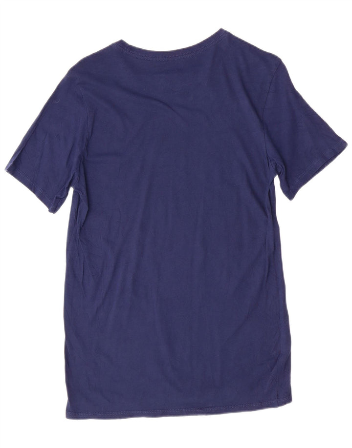 NIKE Mens Graphic T-Shirt Top Small Navy Blue