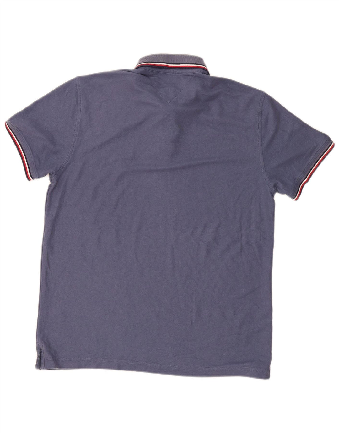 TOMMY HILFIGER Herren-Poloshirt mit normaler Passform, große marineblaue Baumwolle