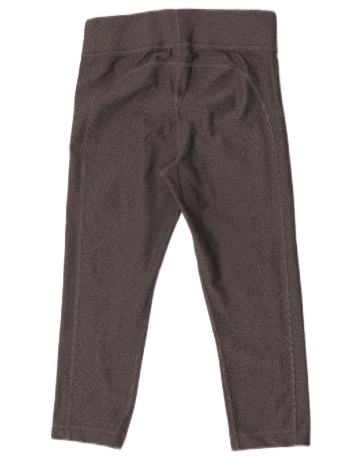 Under Armour Damen Capri-Leggings UK 10 Small Grau Polyester