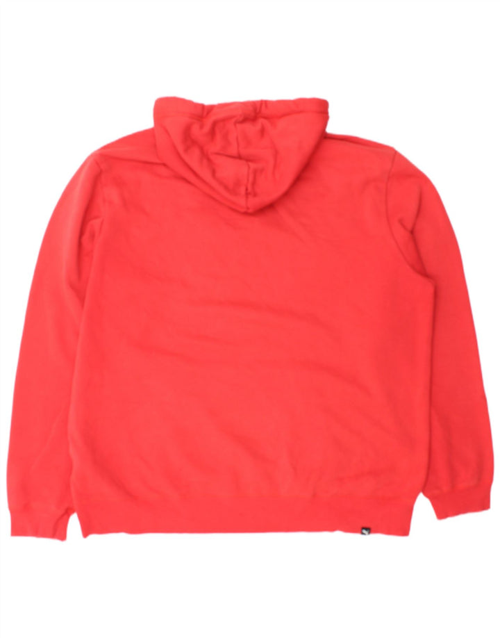 Puma Herren Kapuzenpullover XL, rote Baumwolle