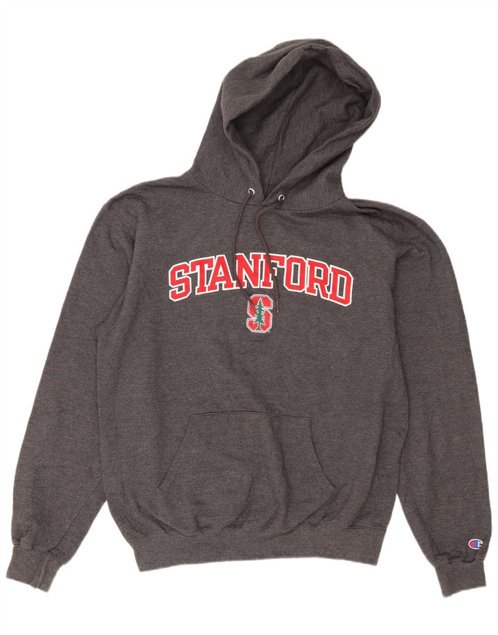 Champion Herren Stanford Graphic Hoodie Pullover mittelgraue Baumwolle