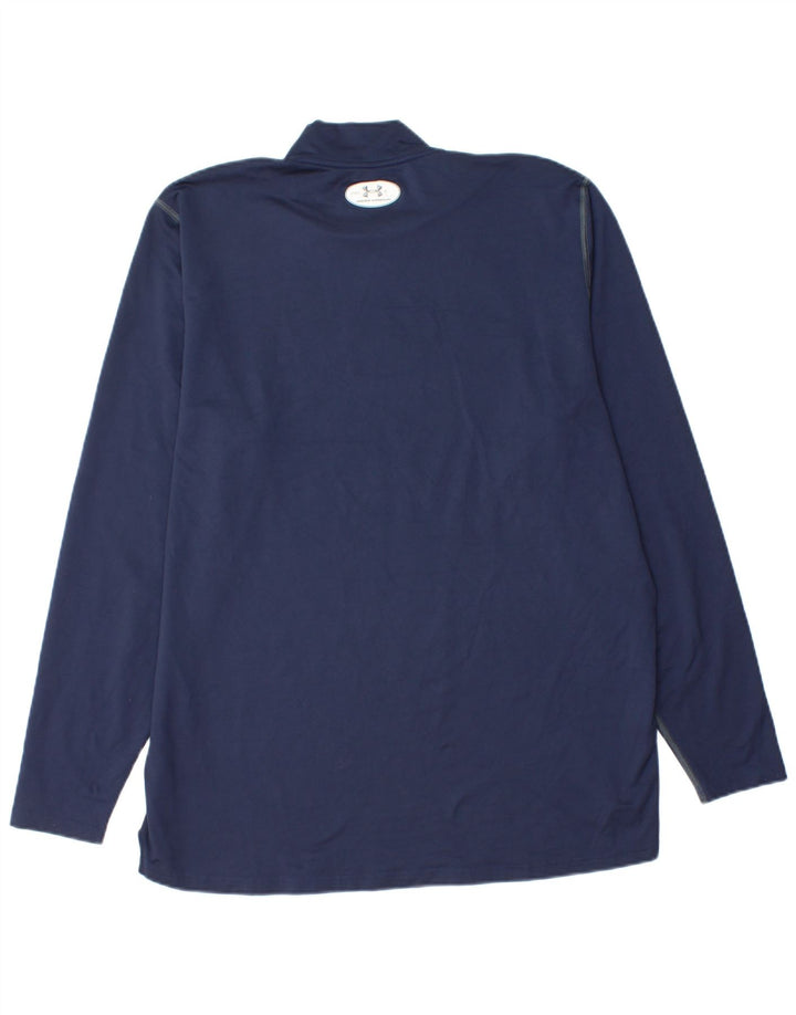 Under Armour Herren Cold Gear Top Langarm 2XL Marineblau Polyester
