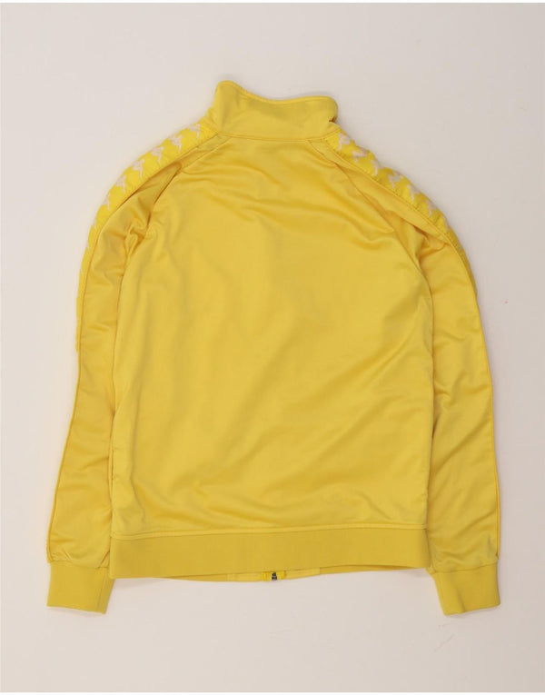 Kappa Herren-Trainingsanzugoberteil mit Grafik, Mittelgelbes Polyester