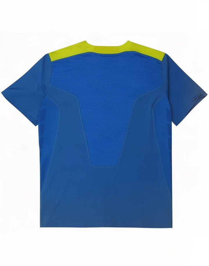 Adidas Herren Climacool T-Shirt Top Mittelblau Farbblock