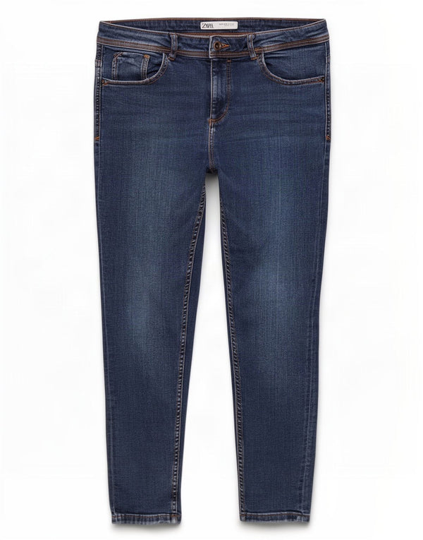 Zara Damen Skinny Jeans EU 42 Large W32 L27 Blau
