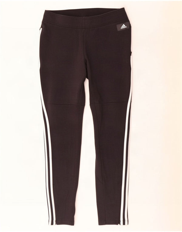 Adidas Damen Trainingshose UK 8/10 Small Schwarz