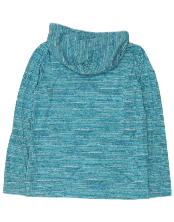 HOLLISTER Herren-Kapuzenpullover aus mittelblau gesprenkelter Baumwolle