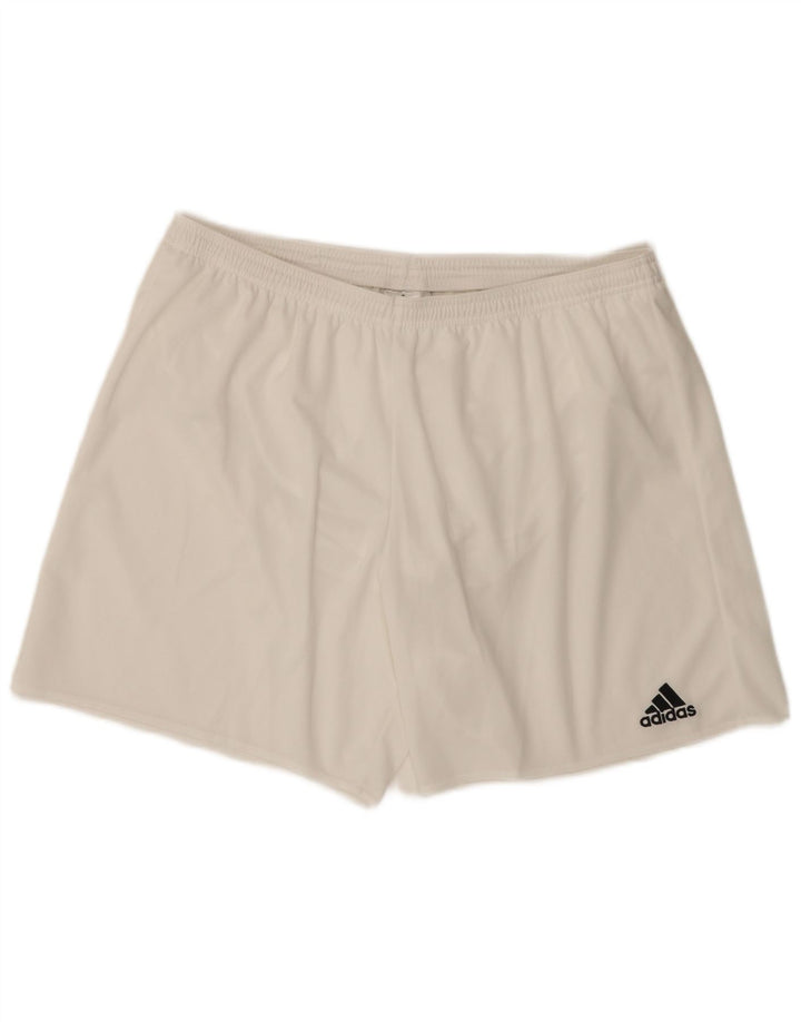 Adidas Herren Climalite Sport Shorts 2XL Weiß Polyester