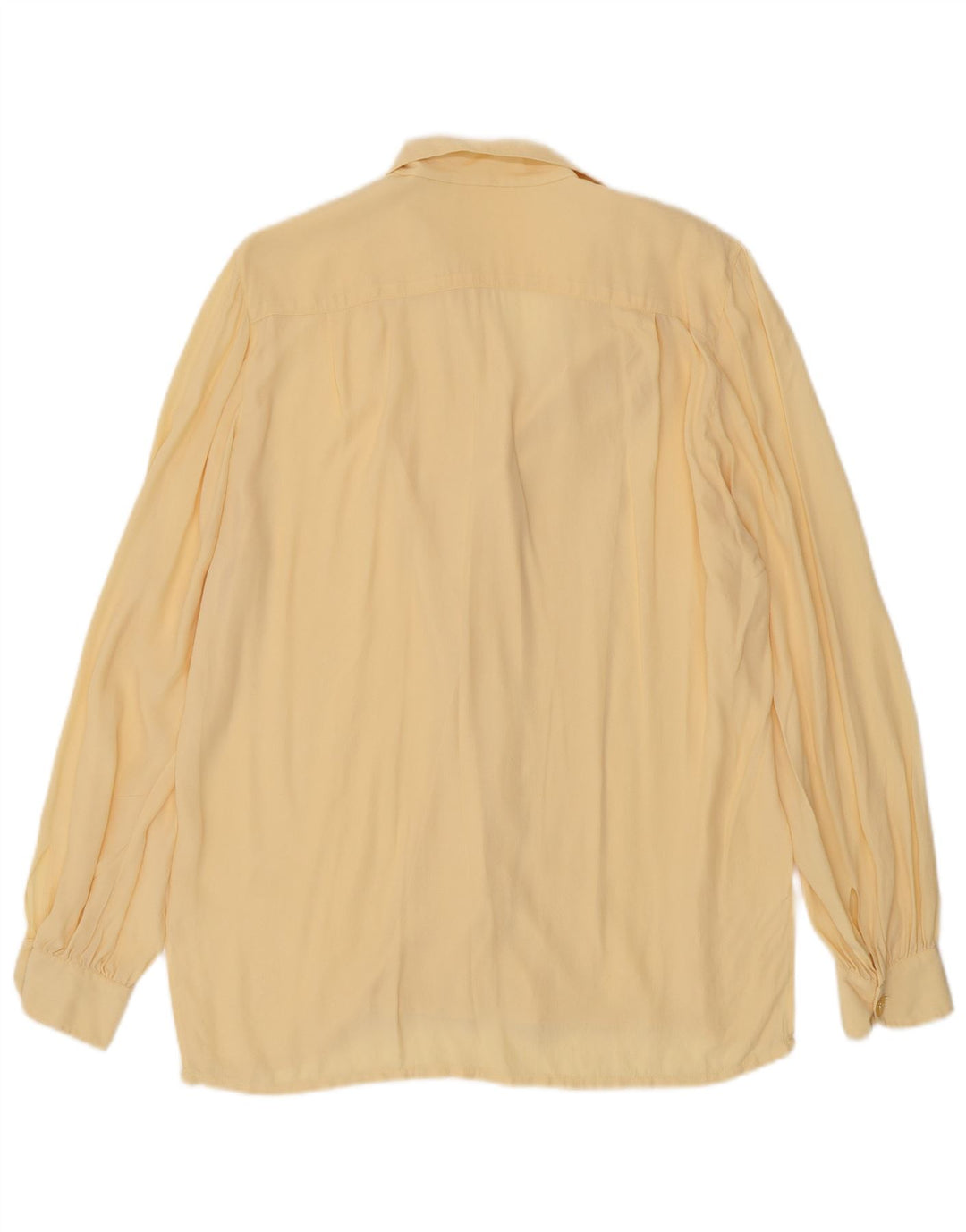 Vintage Damen Shirt UK 16 Groß Gelb