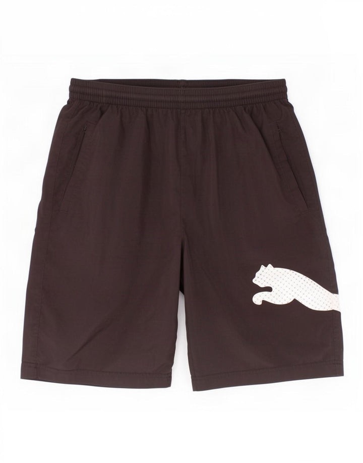 Puma Boys Graphic Sport Shorts 13-14 Jahre Schwarz