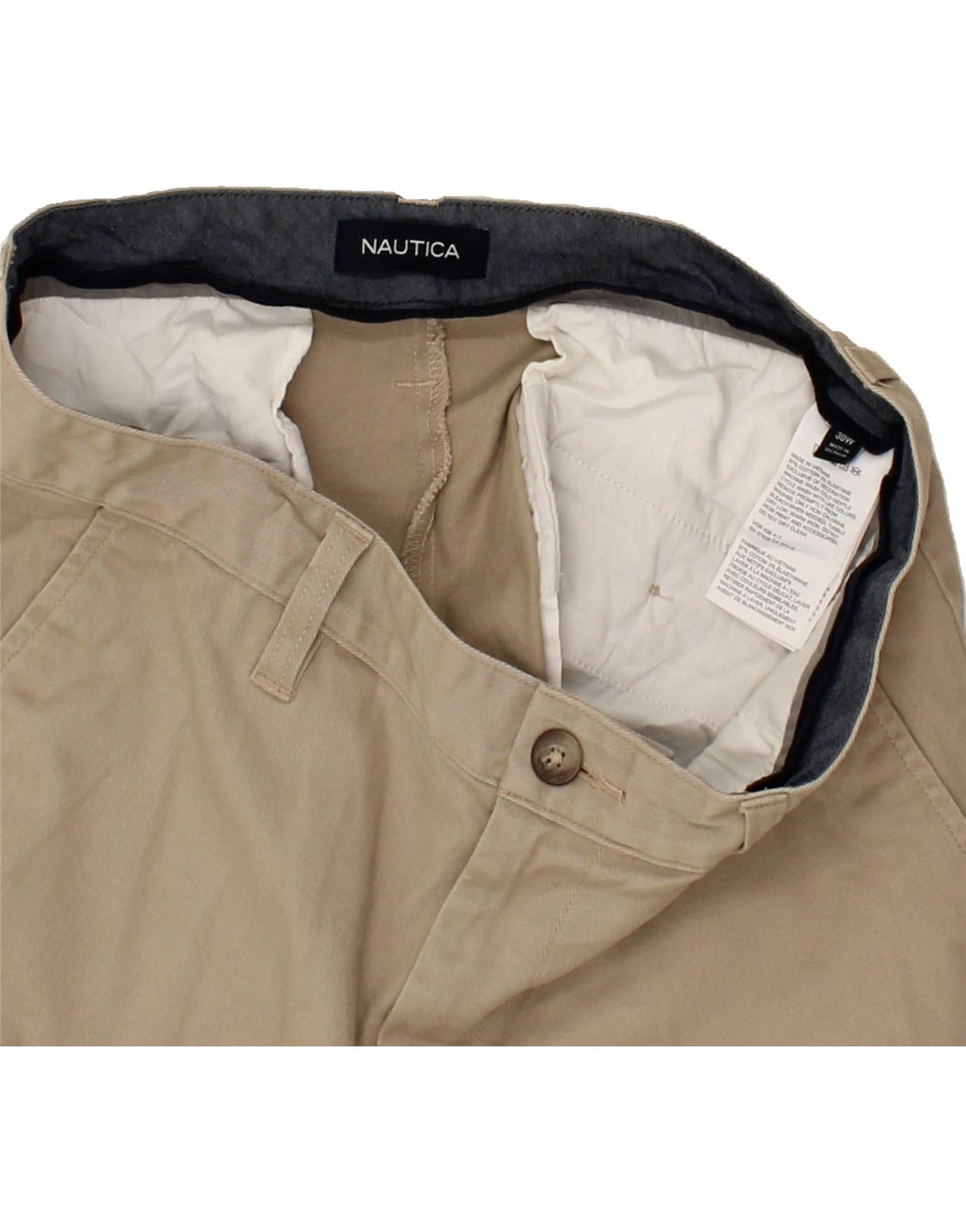 NAUTICA Mens Chino Shorts W30 Medium Beige Cotton Vintage Nautica and Second-Hand Nautica from Messina Hembry 