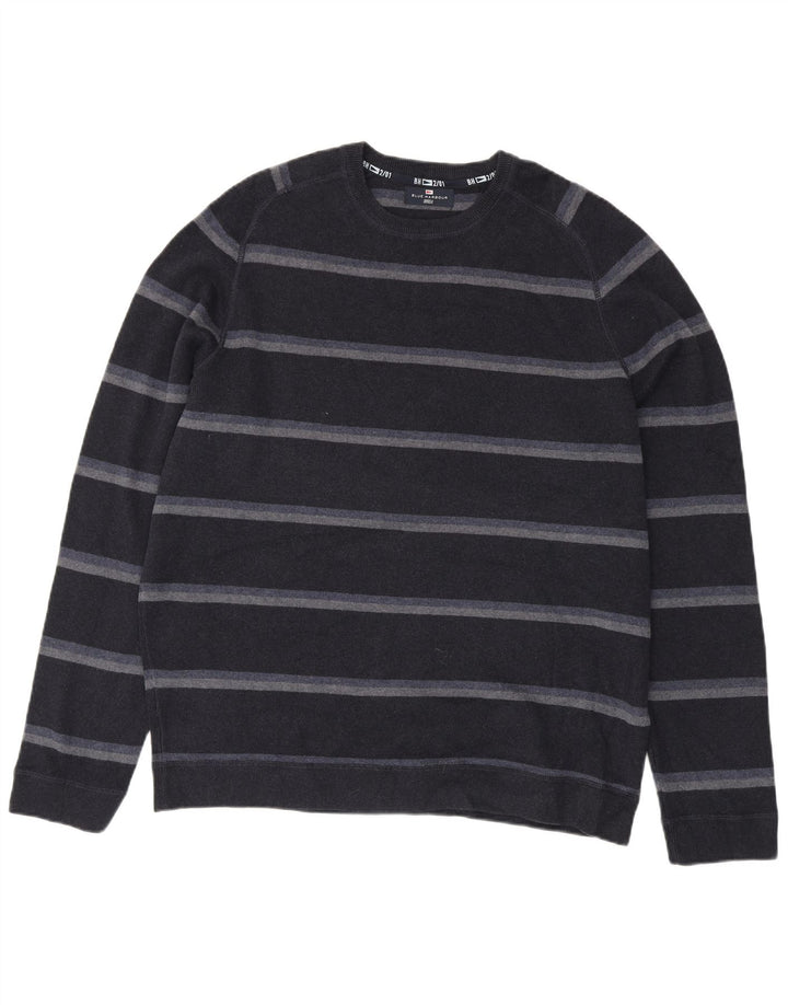 Marks & Spencer Herren Blue Harbor Rundhalspullover Pullover 2XL Schwarz