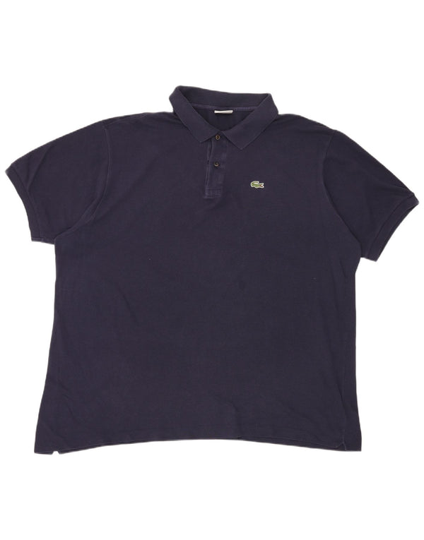 Lacoste Herren-Poloshirt, Größe 8 3XL, marineblaue Baumwolle