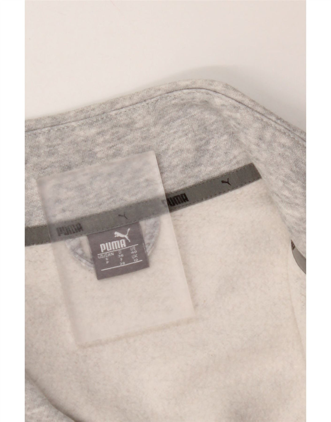 PUMA Damen Trainingsanzug Top Jacke UK 10 Small Grau