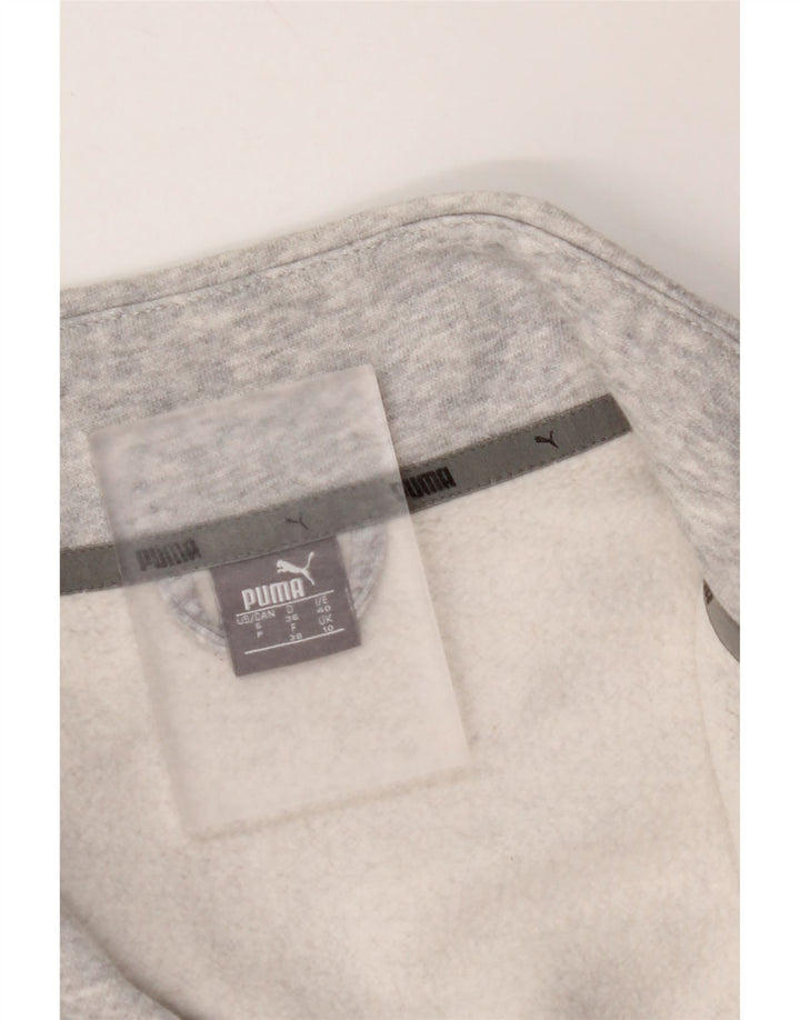 PUMA Damen Trainingsanzug Top Jacke UK 10 Small Grau