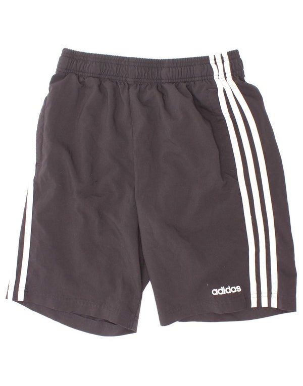 Adidas Sportshorts für Jungen, 13–14 Jahre, schwarzes Polyester