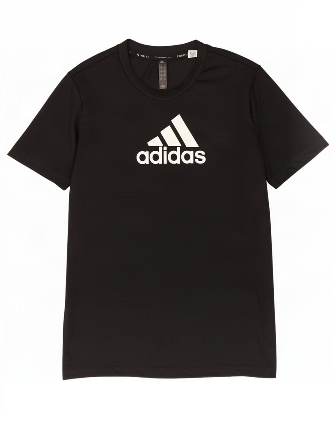 Adidas Damen Graphic T-Shirt Top UK 12/14 Medium Schwarz Polyester