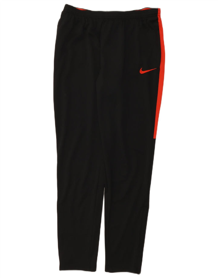 Nike Herren Dri Fit Trainingshose, groß, schwarzes Farbblock-Polyester