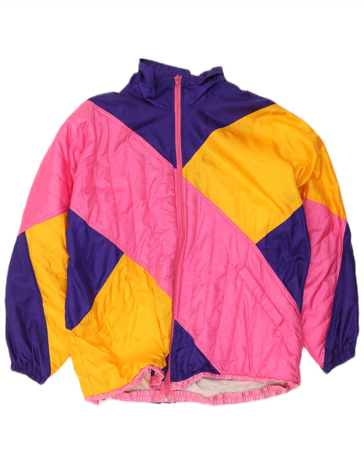 Master Damen-Trainingsanzug-Top-Jacke, UK 16, groß, mehrfarbig, Farbblock