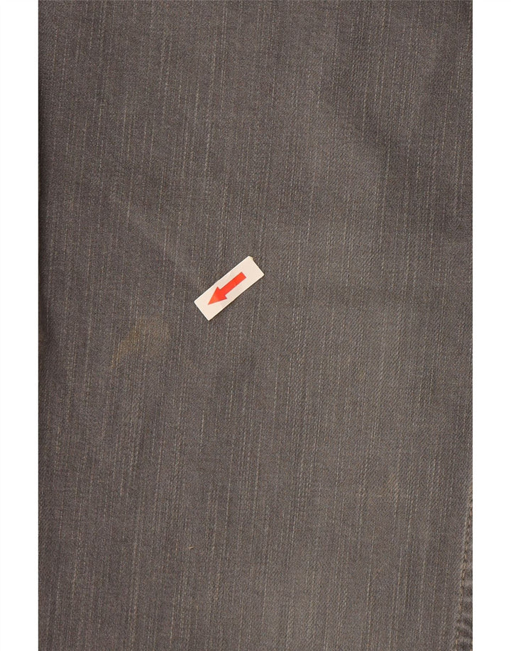 Wrangler Herren Texas Stretch Straight Jeans W33 L36 Graue Baumwolle