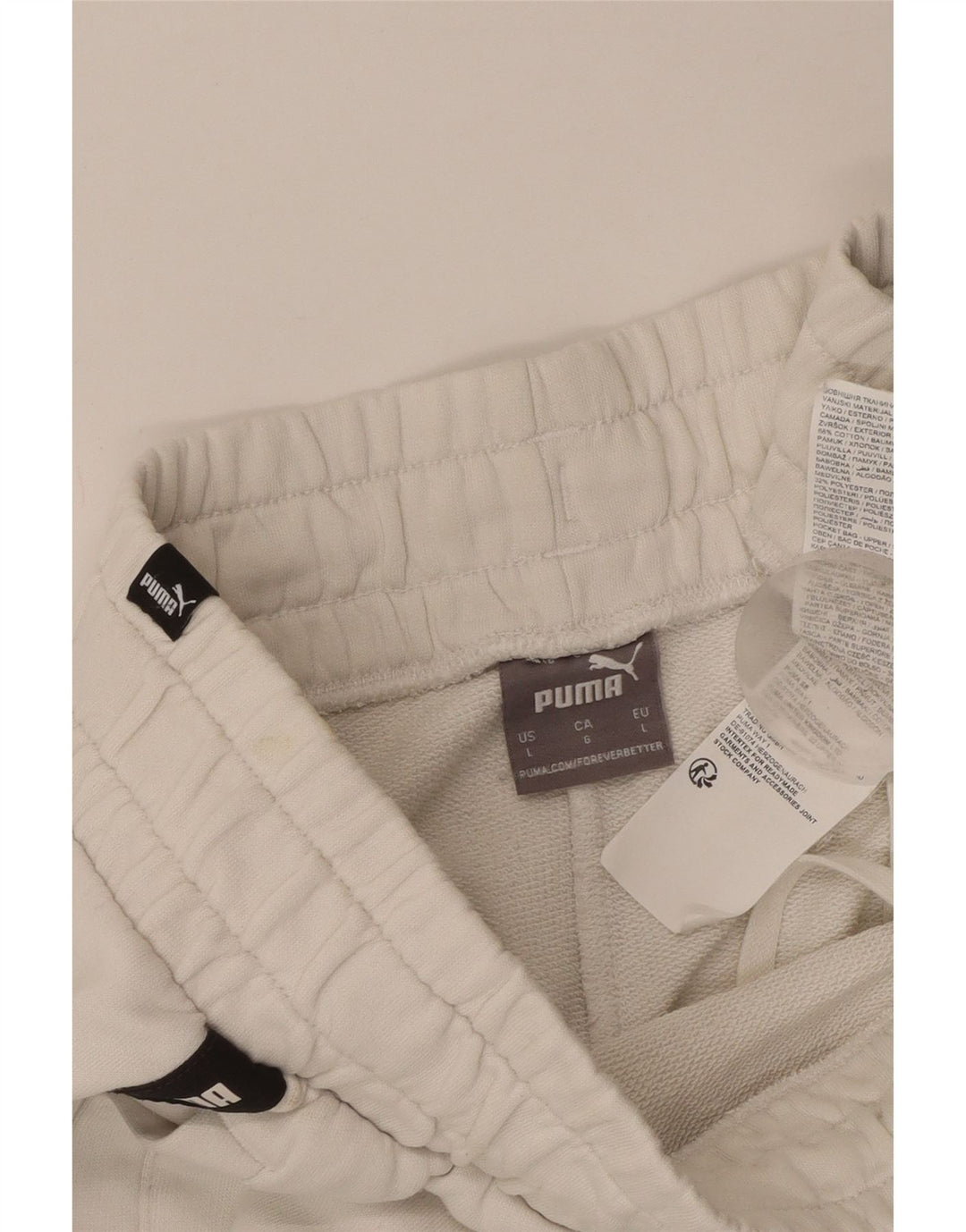 Puma Herren Graphic Sport Shorts Große weiße Baumwolle