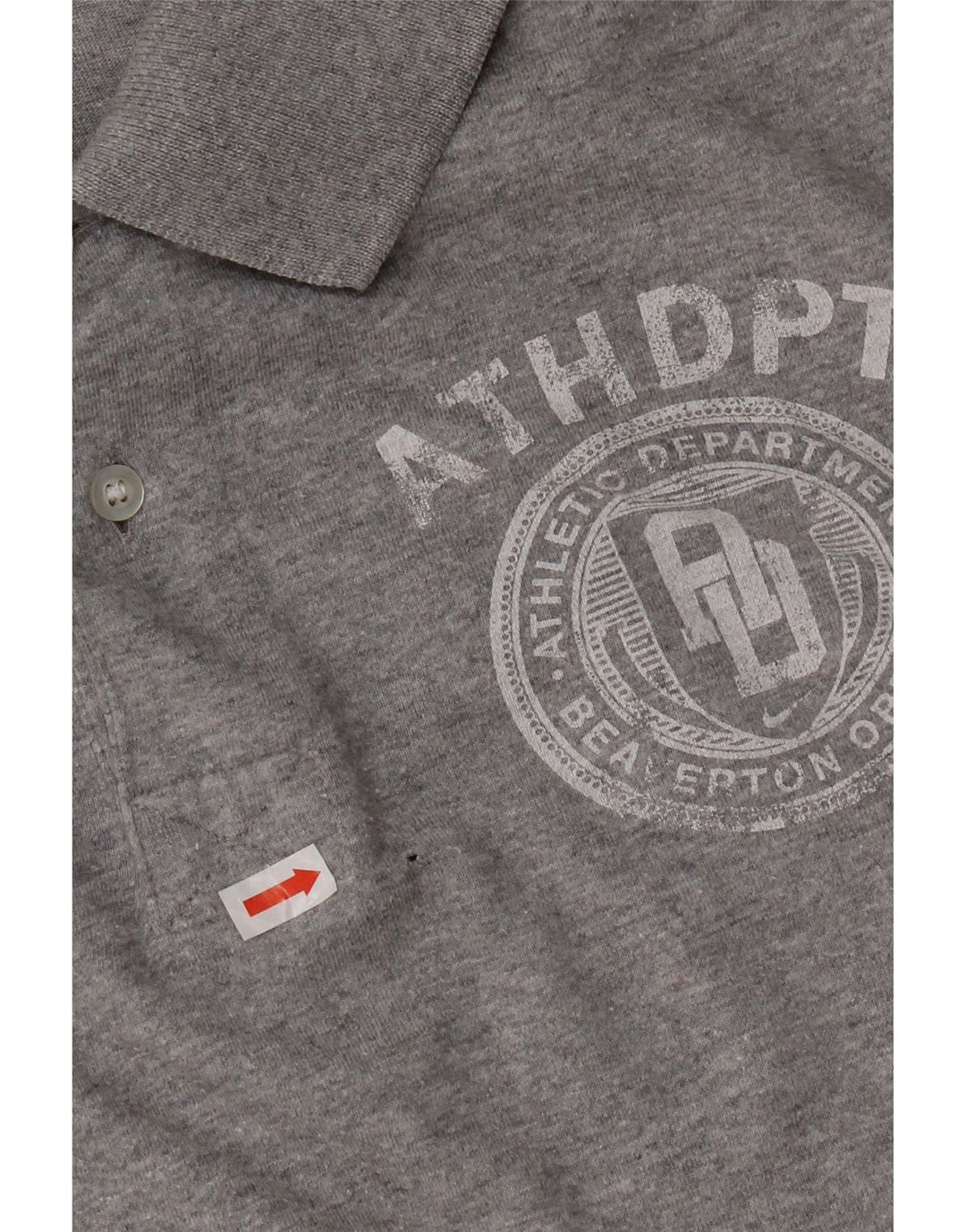 Nike Herren-Poloshirt mit Grafik, groß, grau gefleckte Baumwolle