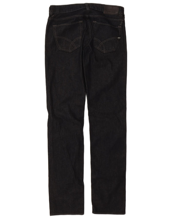 Gas Damen Straight Jeans W32 L34 Marineblaue Baumwolle